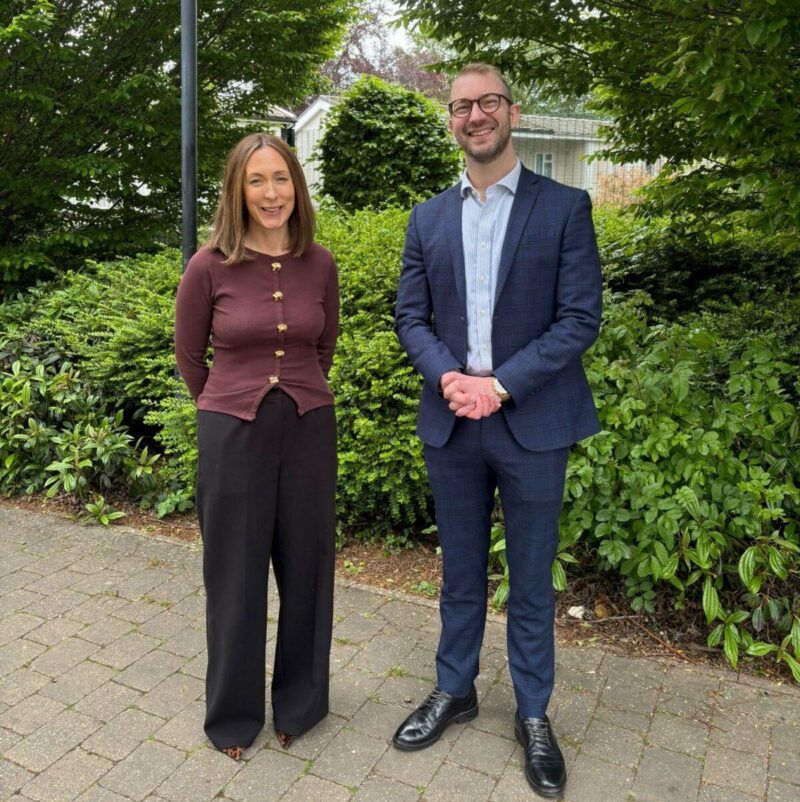 Charlotte Buckhurst (L) & Will Stone MP (R)